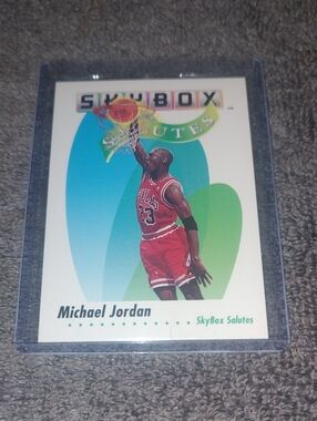 Michael Jordan SkyBox Salutes Basketball Card